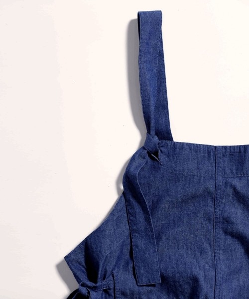 【CLUÉL Collaboration】CHAMBRAY OVERALLS