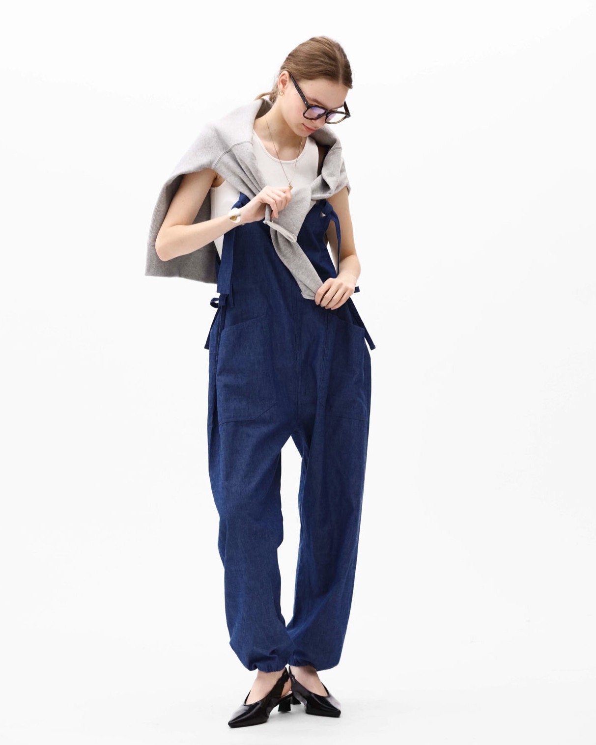 【CLUÉL Collaboration】CHAMBRAY OVERALLS