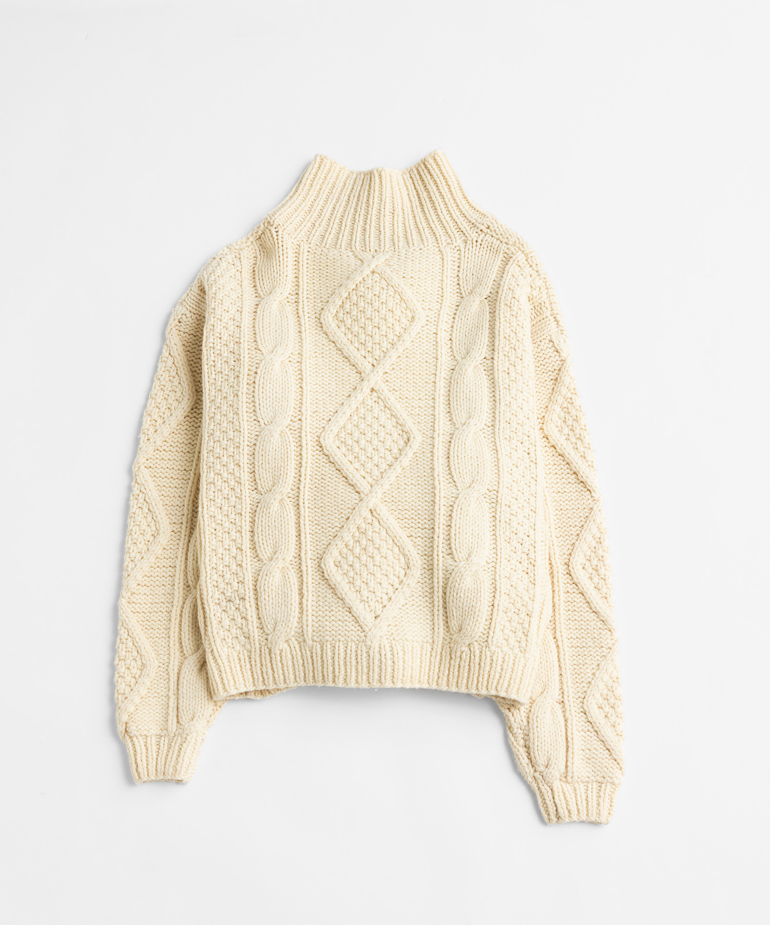 【CLUÉL CAPSULE COLLECTION】ARAN PULLOVER