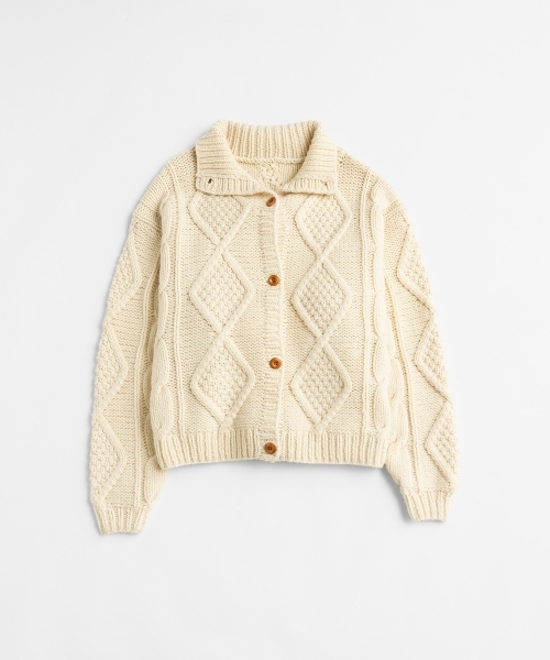 【CLUÉL CAPSULE COLLECTION】ARAN PULLOVER