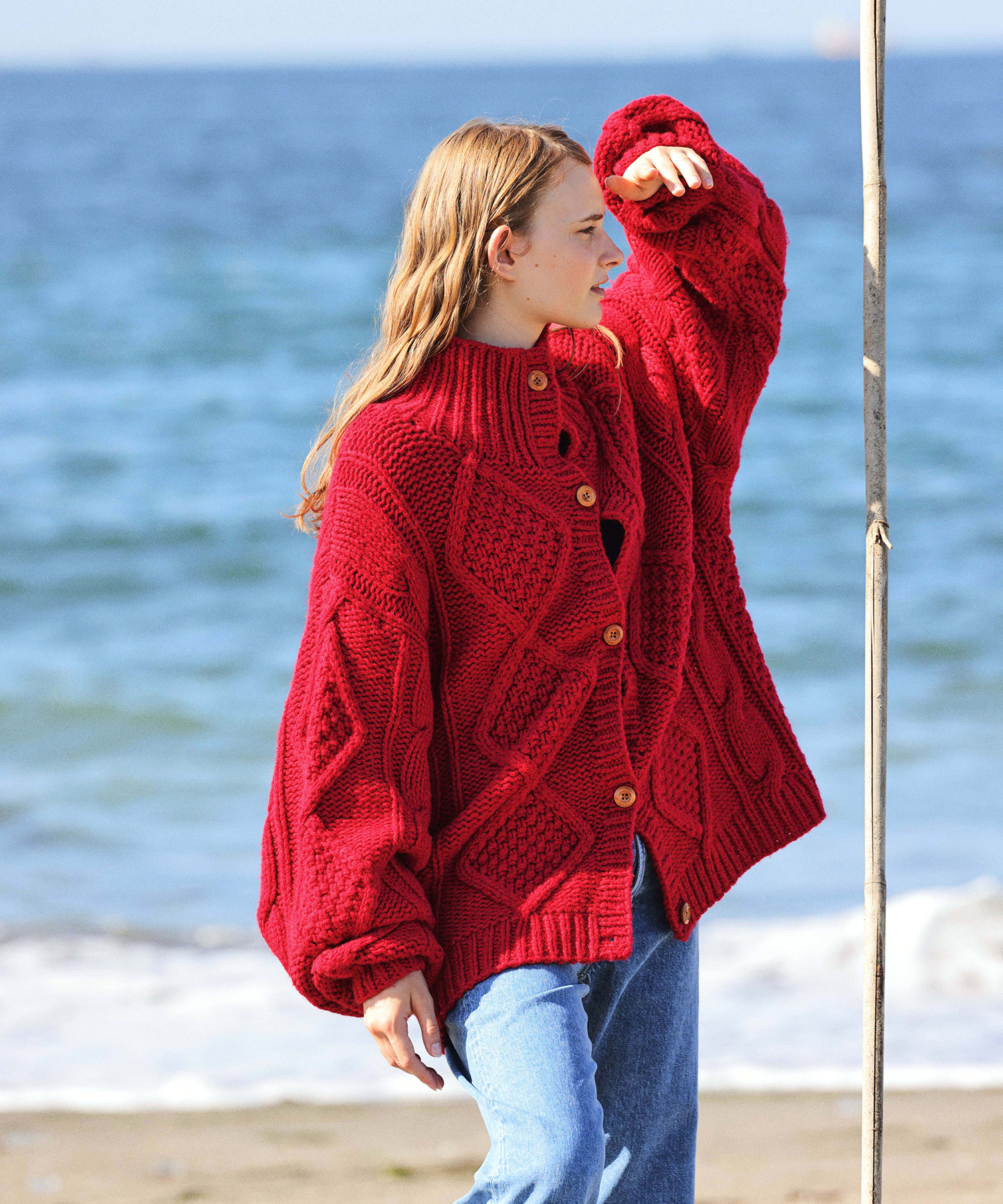 【CLUÉL CAPSULE COLLECTION】ARAN PULLOVER