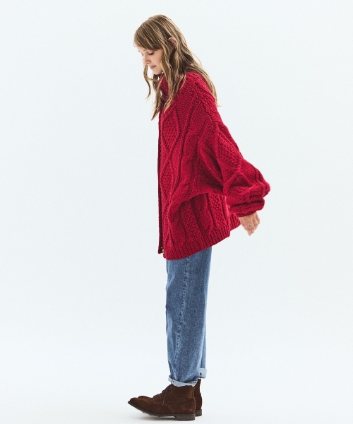 【CLUÉL CAPSULE COLLECTION】ARAN PULLOVER