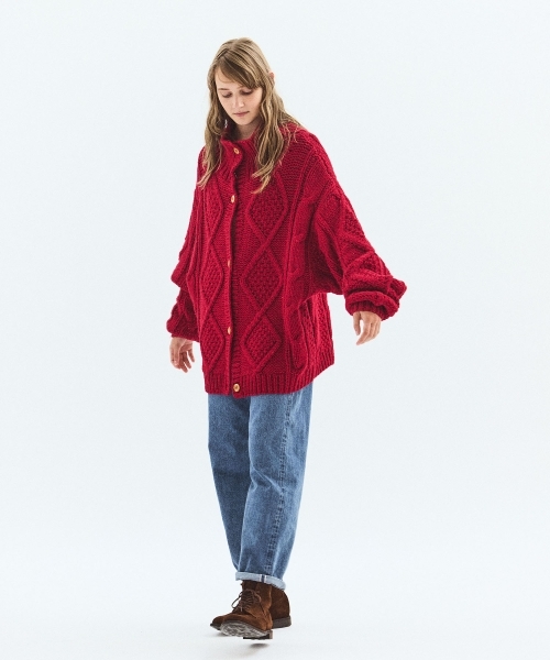 【CLUÉL CAPSULE COLLECTION】ARAN PULLOVER