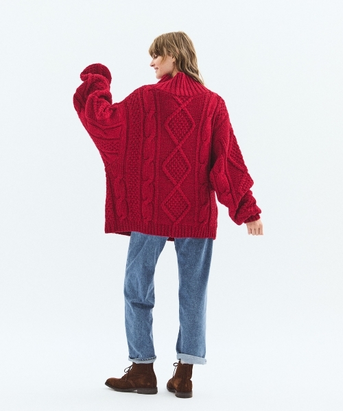 【CLUÉL CAPSULE COLLECTION】ARAN PULLOVER