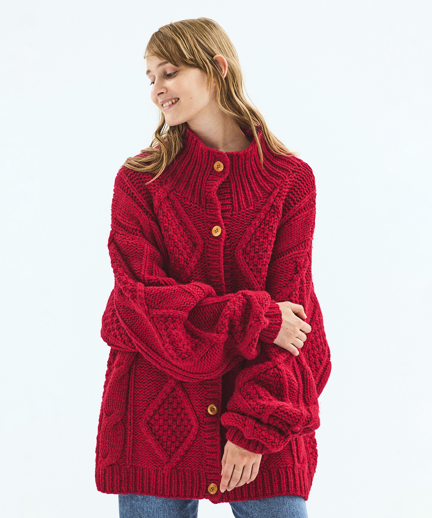 【CLUÉL CAPSULE COLLECTION】ARAN PULLOVER