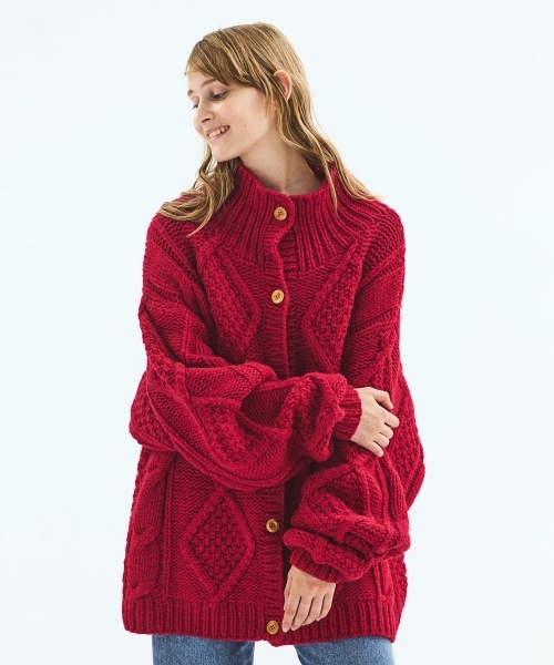 【CLUÉL CAPSULE COLLECTION】ARAN PULLOVER