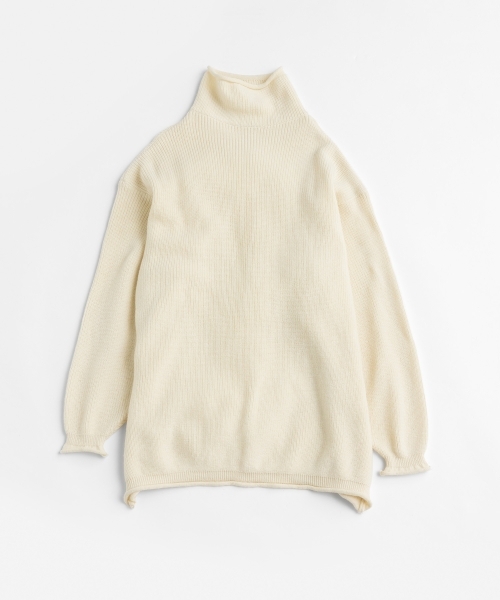 【CLUÉL CAPSULE COLLECTION】MOCK NECK PULLOVER