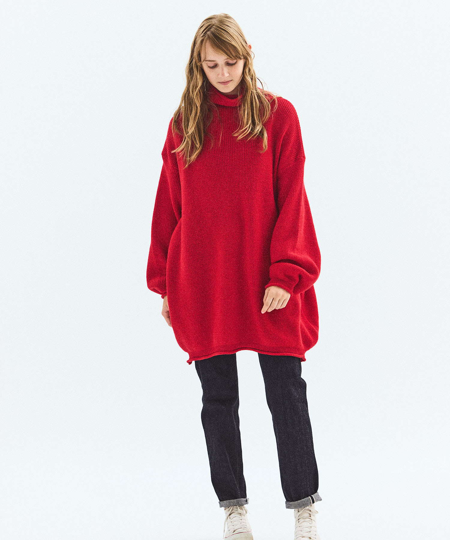 【CLUÉL CAPSULE COLLECTION】MOCK NECK PULLOVER