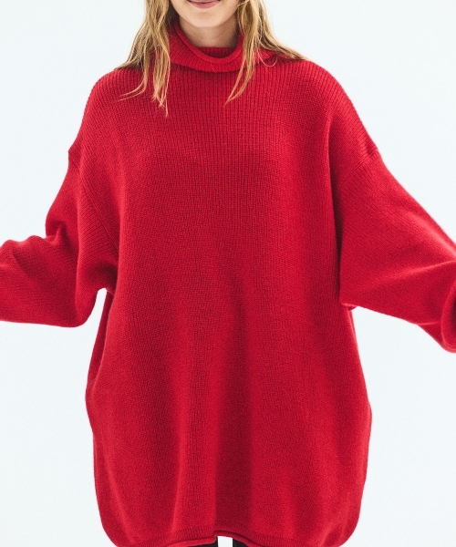 【CLUÉL CAPSULE COLLECTION】MOCK NECK PULLOVER