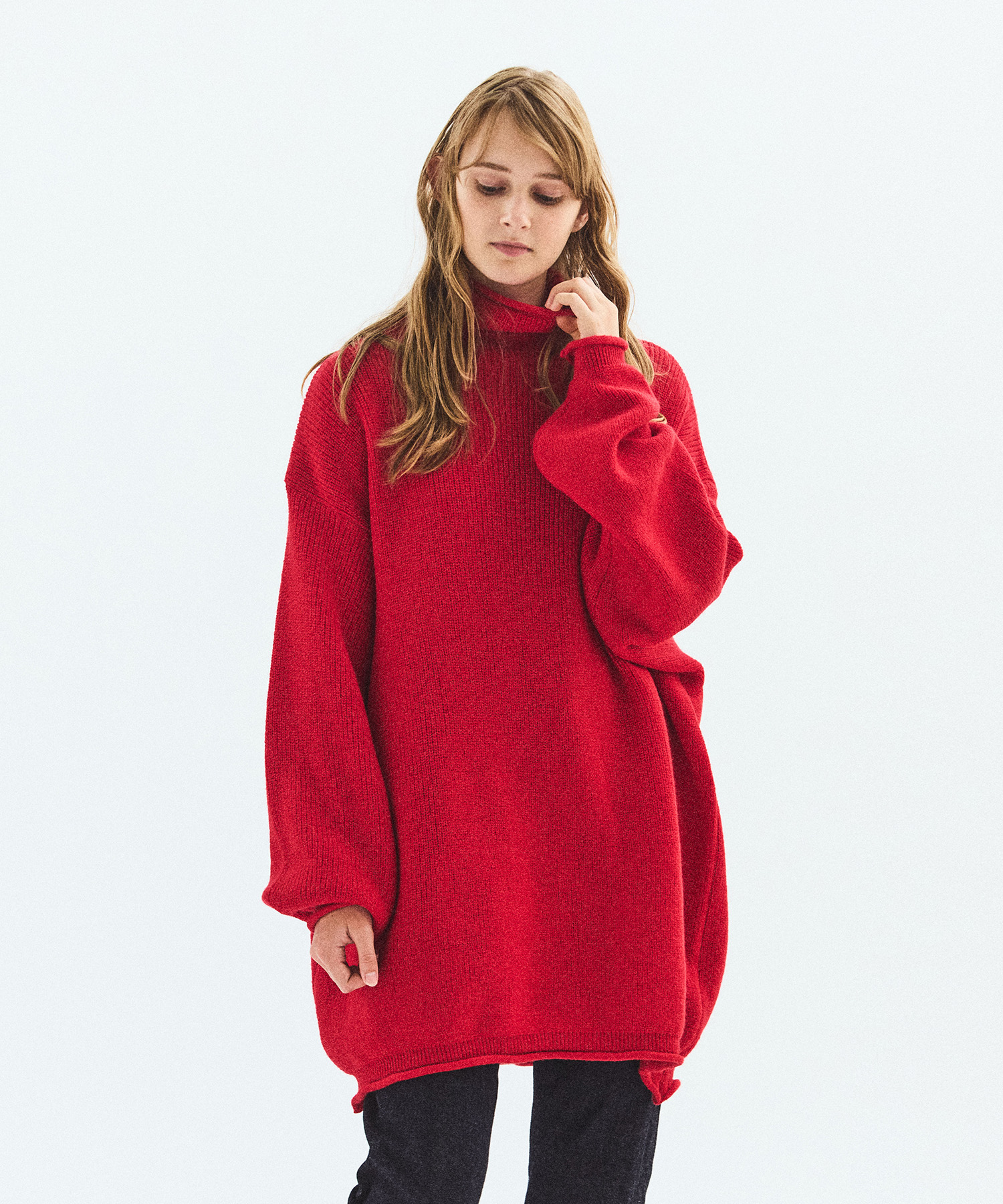 【CLUÉL CAPSULE COLLECTION】MOCK NECK PULLOVER