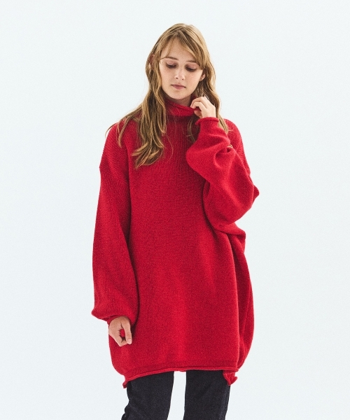 【CLUÉL CAPSULE COLLECTION】MOCK NECK PULLOVER