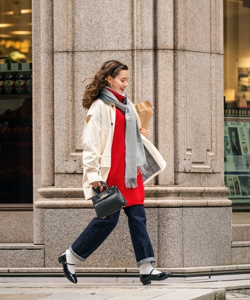 【CLUÉL CAPSULE COLLECTION】MOCK NECK PULLOVER