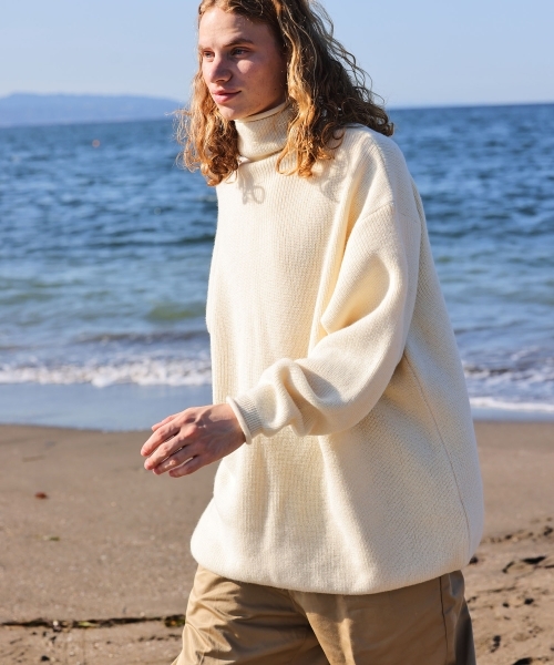 【CLUÉL CAPSULE COLLECTION】MOCK NECK PULLOVER