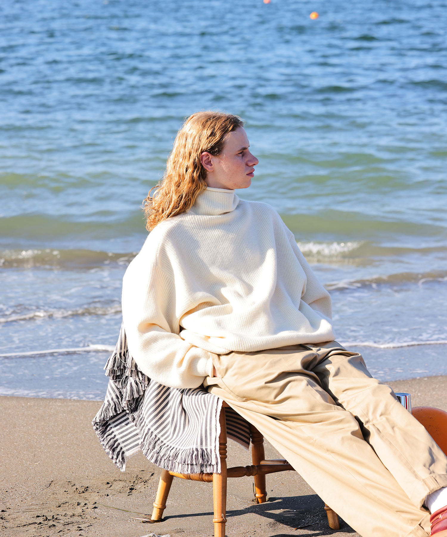 【CLUÉL CAPSULE COLLECTION】MOCK NECK PULLOVER