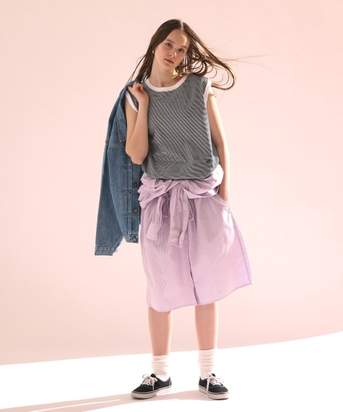 【CLUÉL CAPSULE COLLECTION】THIN BORDER FRENCH T-SHIRT