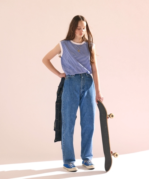 【CLUÉL CAPSULE COLLECTION】THIN BORDER FRENCH T-SHIRT