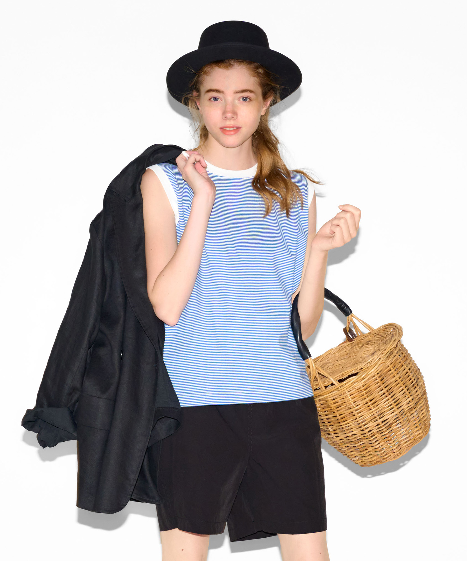 THIN BORDER FRENCH T-SHIRT