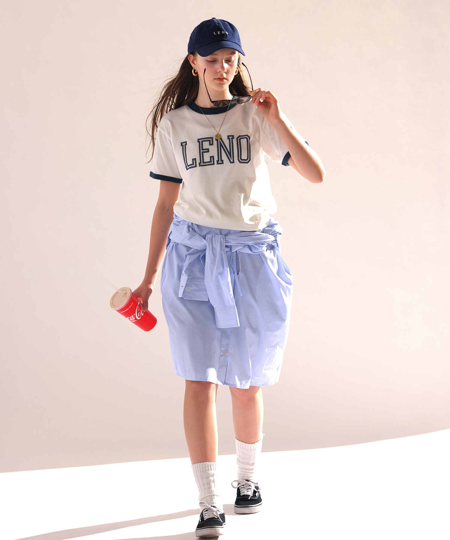 【CLUÉL】RINGER T-SHIRT