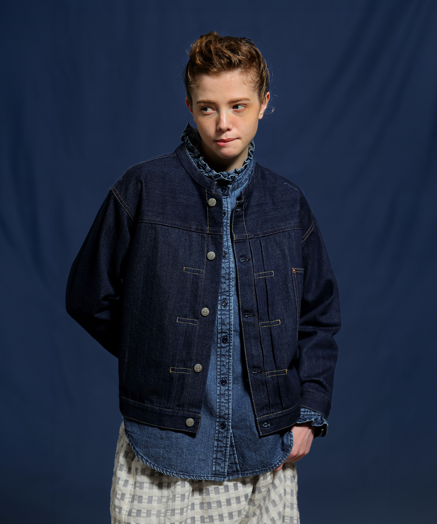 BRENDA BIG TRUCKER JACKET with KELEN