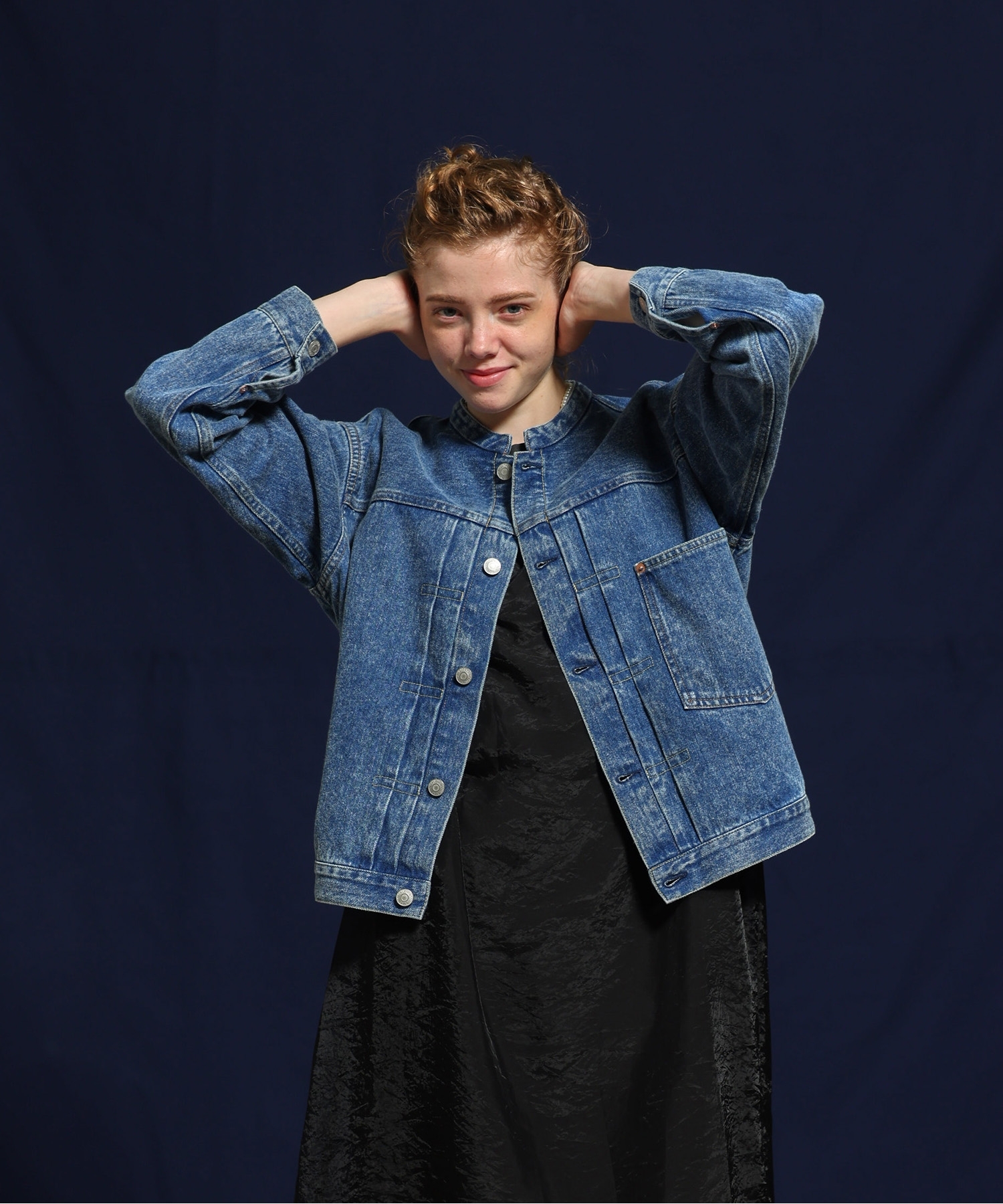 BRENDA BIG TRUCKER JACKET with KELEN