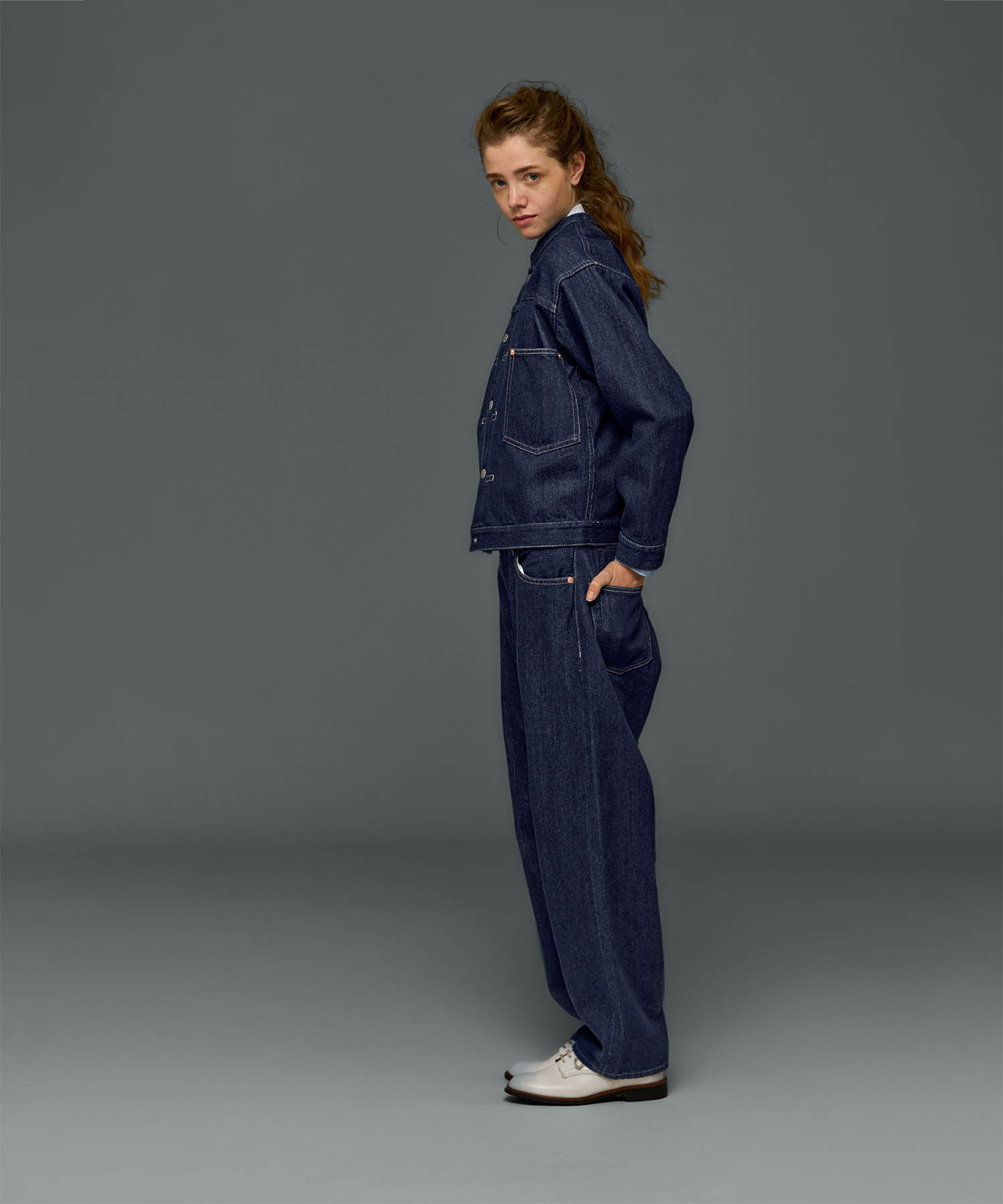 BRENDA BIG TRUCKER JACKET with KELEN