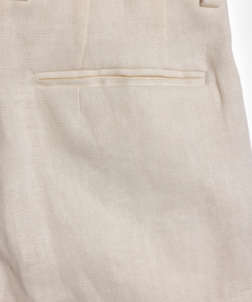 FRENCH WORK HEVY LINEN TROUSERS