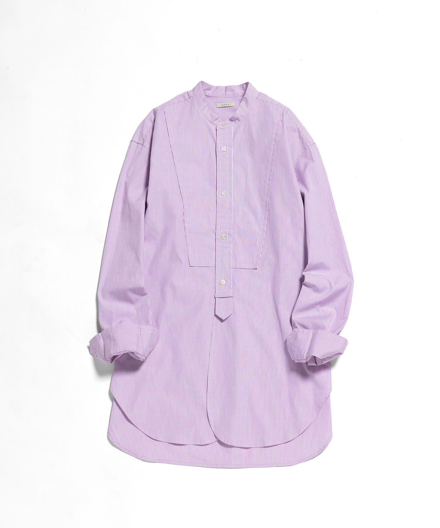  CANDY STRIPE BAND COLLAR  SHIRTS