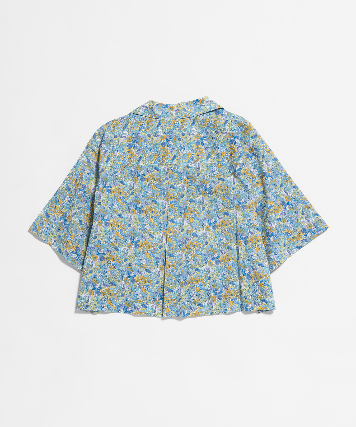 【LIBERTY PRINT】 OPEN COLLAR SHIRTS