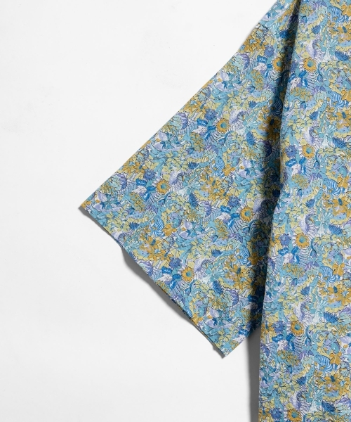 【LIBERTY PRINT】 OPEN COLLAR SHIRTS