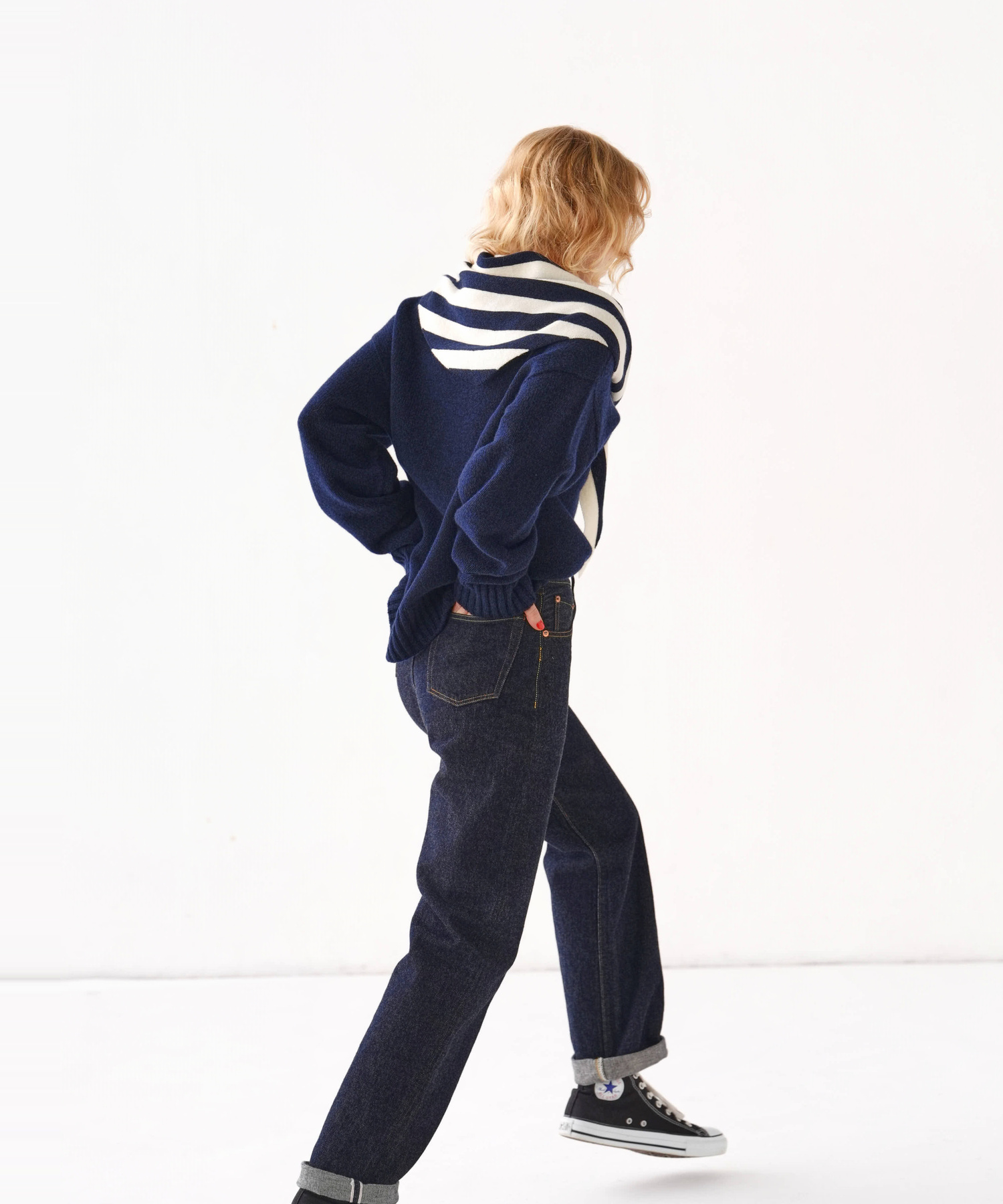 [CLUÉL CAPSULE  COLLECTION] EXTRA FINE LAMB STOLE