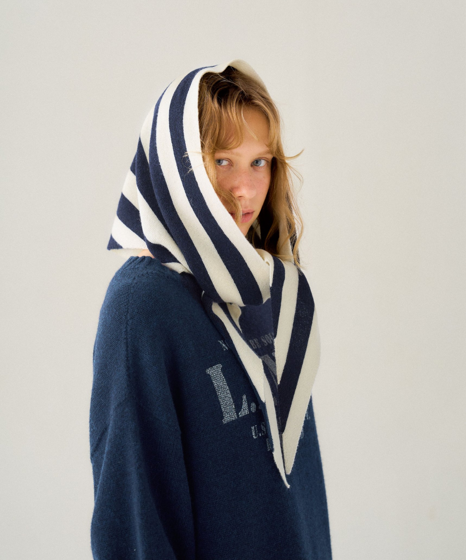[CLUÉL CAPSULE  COLLECTION] EXTRA FINE LAMB STOLE