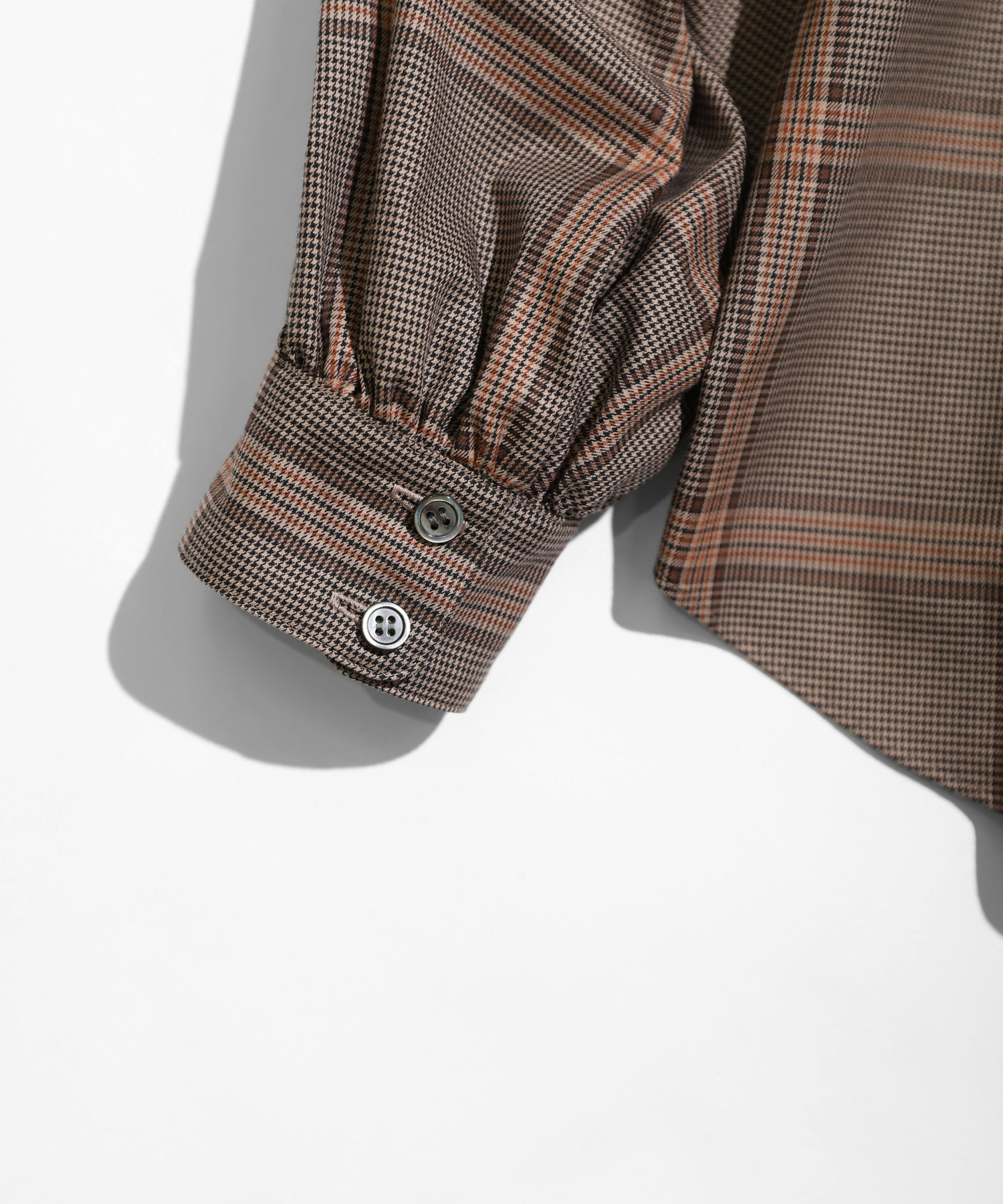 TUCKED PLEATS COLLAR BLOUSE with MIYAKO TAKAYAMA