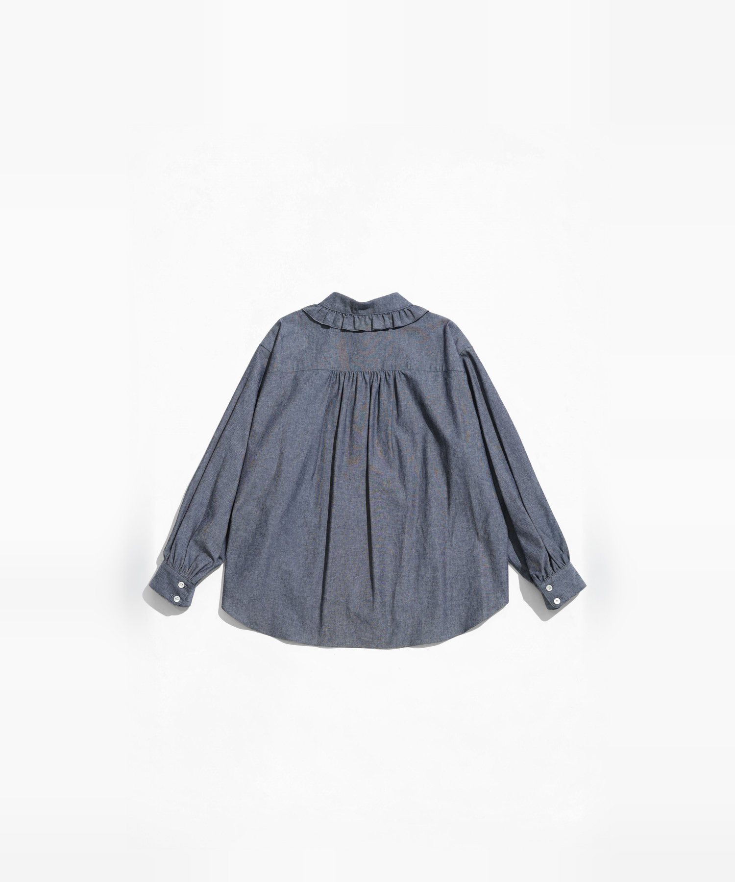 TUCKED PLEATS COLLAR BLOUSE with MIYAKO TAKAYAMA