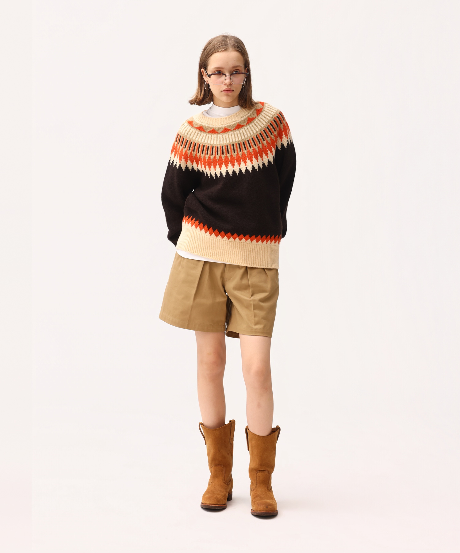 EXTRA FINE LAMB FAIR ISLE SWEATER