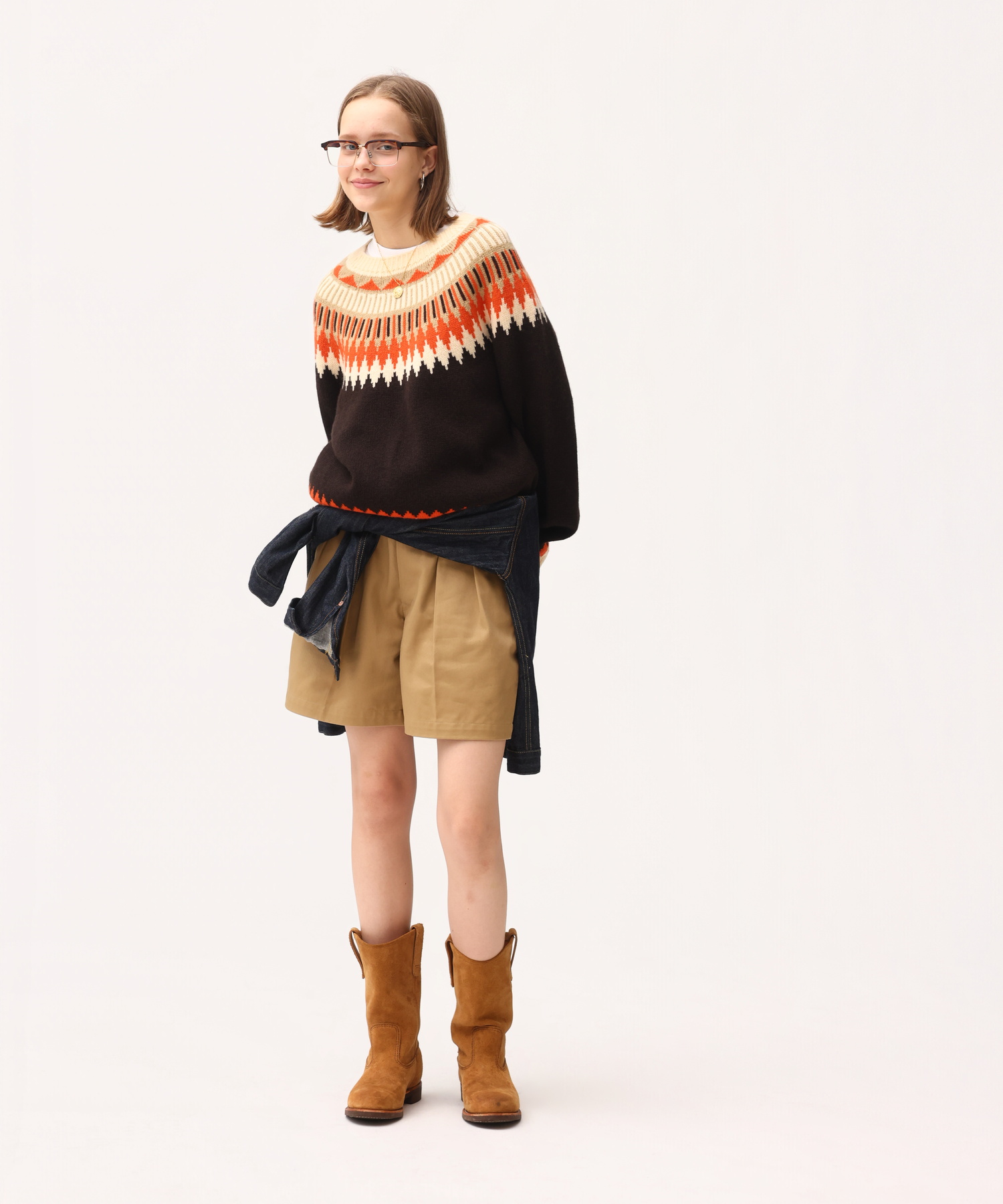 EXTRA FINE LAMB FAIR ISLE SWEATER