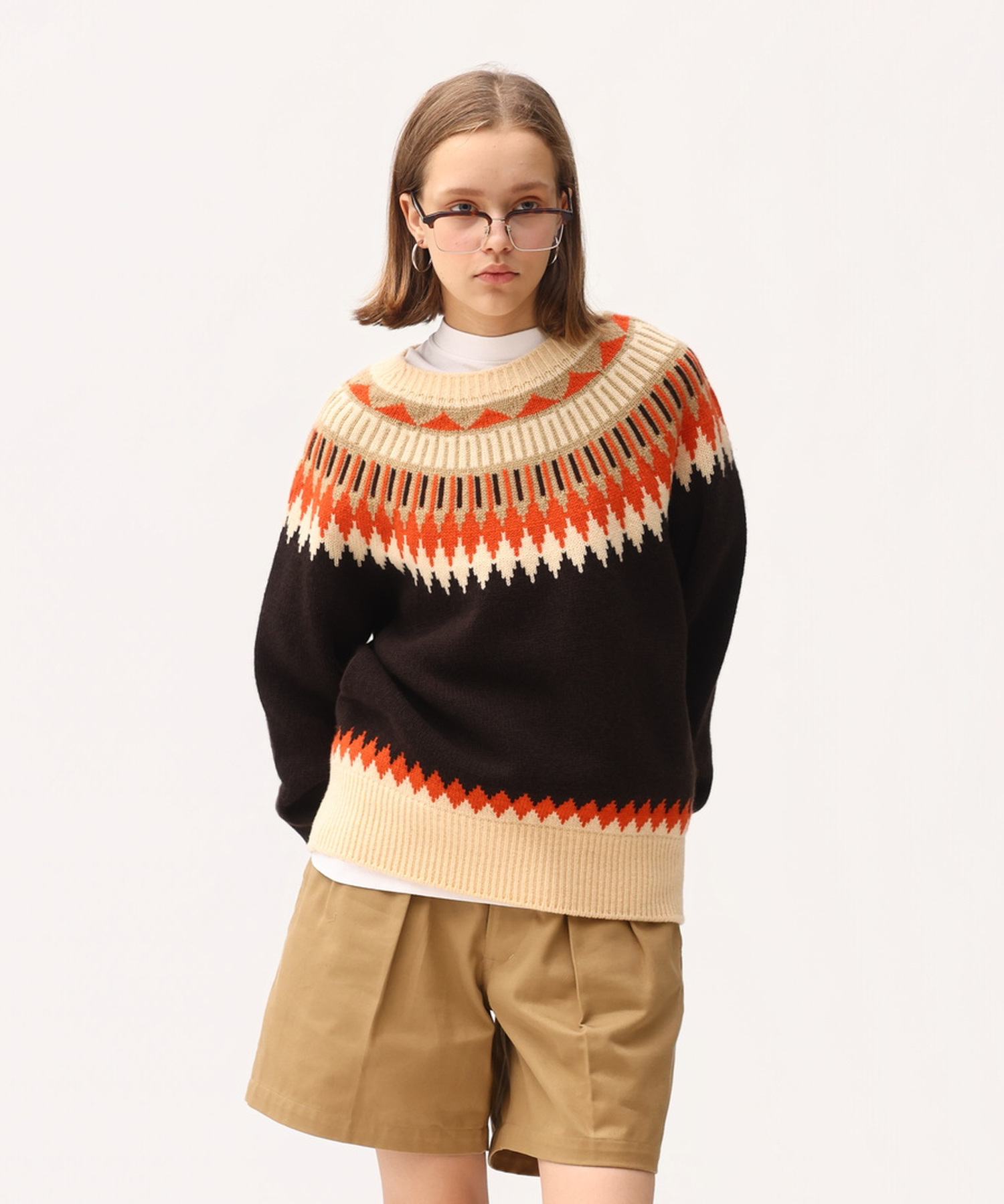 EXTRA FINE LAMB FAIR ISLE SWEATER