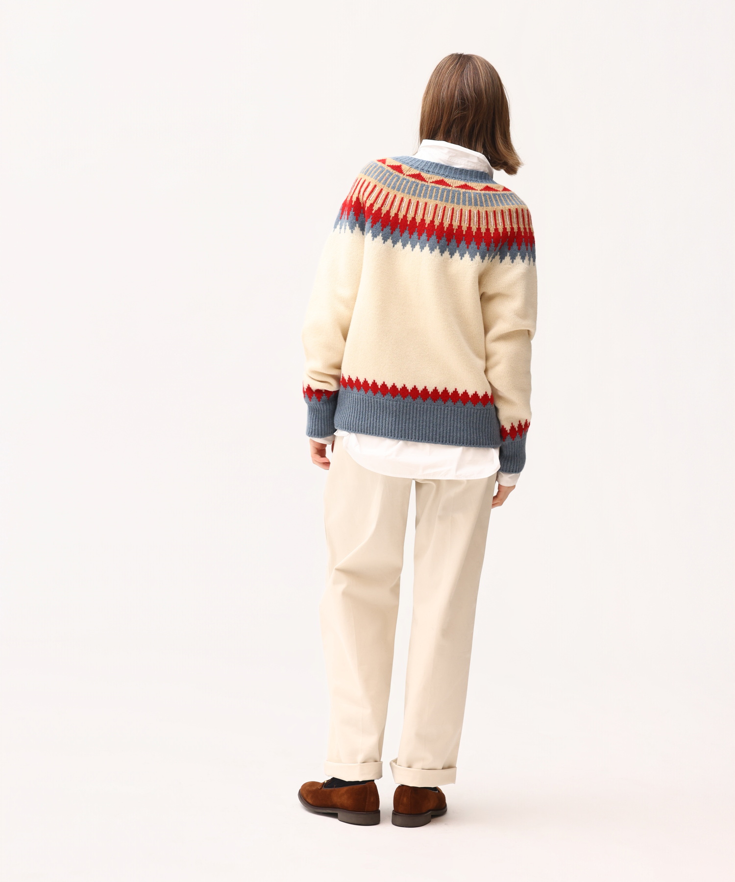 EXTRA FINE LAMB FAIR ISLE SWEATER