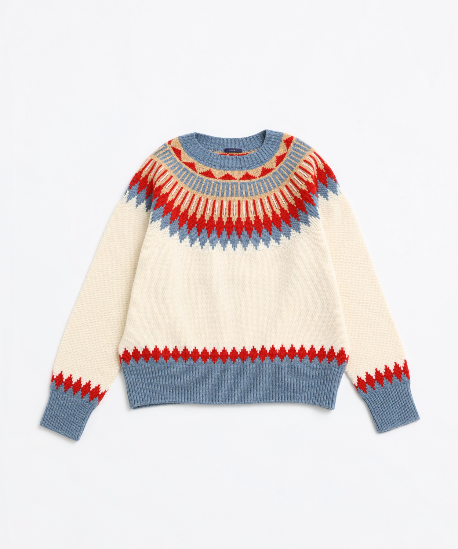 EXTRA FINE LAMB FAIR ISLE SWEATER