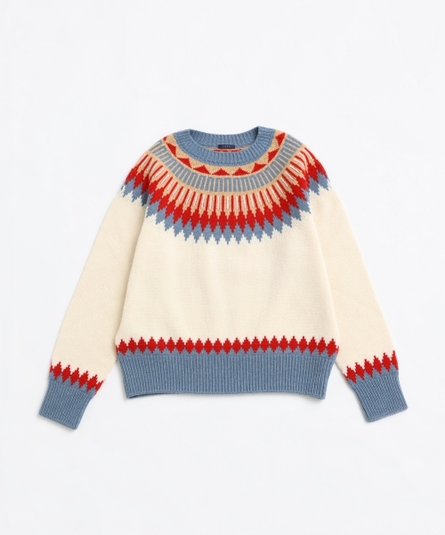 EXTRA FINE LAMB FAIR ISLE SWEATER