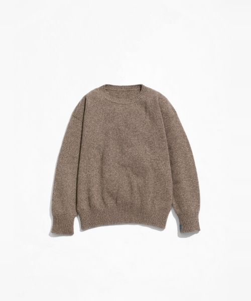 EXTRA FINE LAMBSWOOL SWEATER with MIYAKO TAKAYAMA