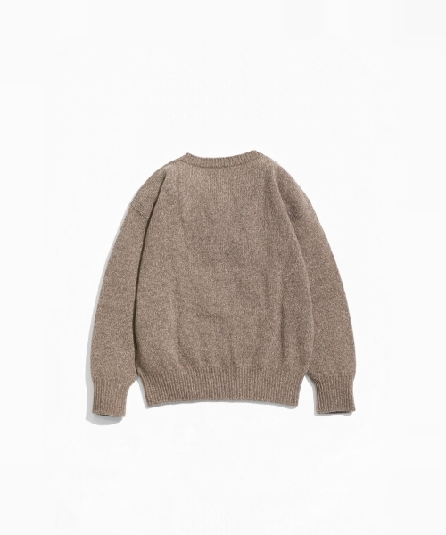 EXTRA FINE LAMBSWOOL SWEATER with MIYAKO TAKAYAMA