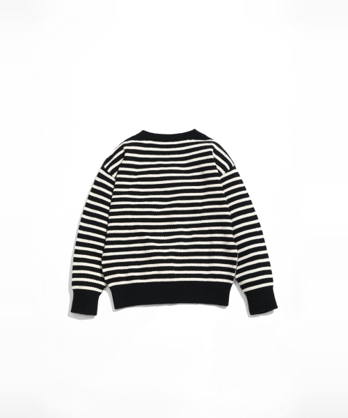 EXTRA FINE LAMBSWOOL SWEATER with MIYAKO TAKAYAMA
